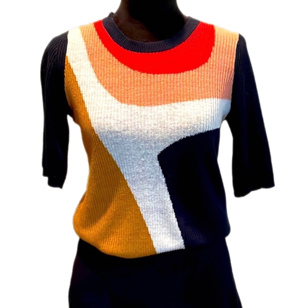 ANN TAYLOR color Block Sweater